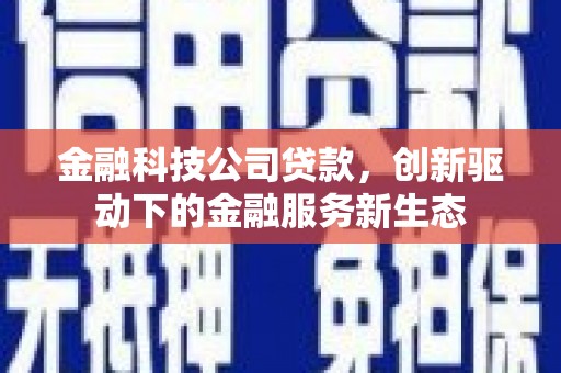 大祥金融科技公司贷款，创新驱动下的金融服务新生态