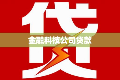 大祥金融科技公司贷款