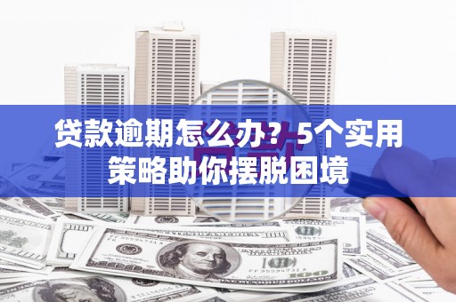 大祥贷款逾期怎么办？5个实用策略助你摆脱困境