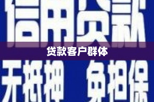 大祥贷款客户群体