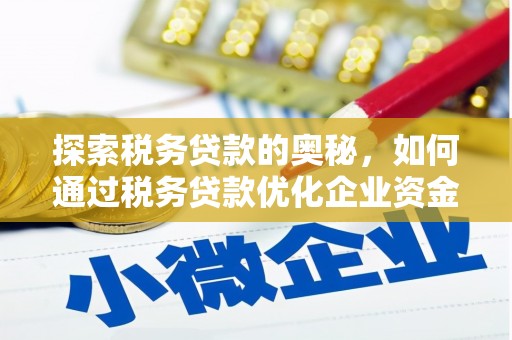 大祥探索税务贷款的奥秘，如何通过税务贷款优化企业资金流
