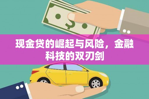 大祥现金贷的崛起与风险，金融科技的双刃剑