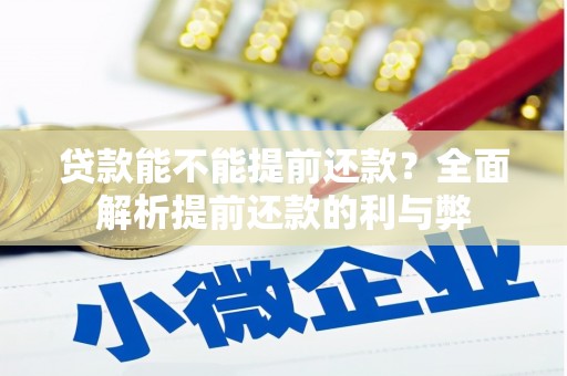 大祥贷款能不能提前还款？全面解析提前还款的利与弊
