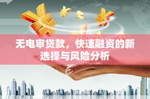 大祥无电审贷款，快速融资的新选择与风险分析